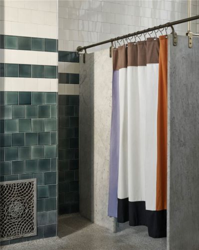 HAY Pivot Shower Curtain 180x200 cm - Cream