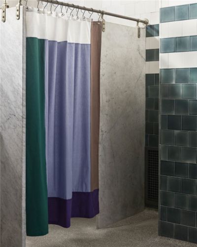 HAY Pivot Shower Curtain 180x200 cm - Blue