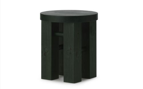 Normann Copenhagen Fyr Skammel H: 45 cm - Mørkegrøn