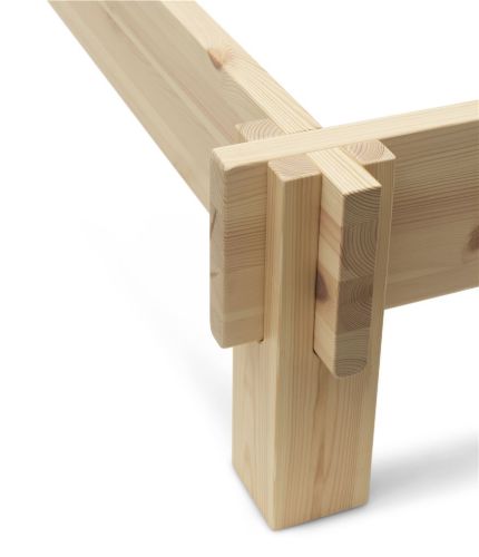 Normann Copenhagen Notch Sengeramme 160x200 cm - Fyrretræ 