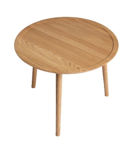 Ro Collection Dodona Sofabord Ø: 60 cm - Olieret Eg