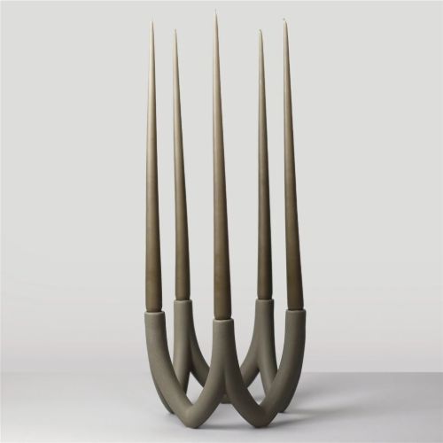 Ro Collection Chandelier Five Armed B: 24 cm - Dark Stone
