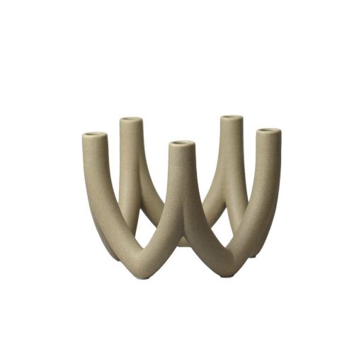 Ro Collection Chandelier Five Armed B: 24 cm - Light Stone