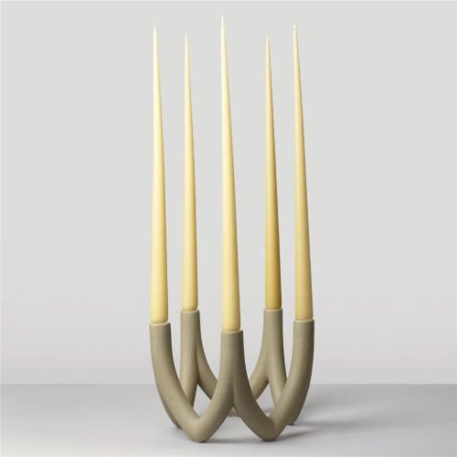 Ro Collection Chandelier Five Armed B: 24 cm - Light Stone