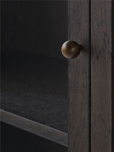 &Tradition Trace Double Cabinet SC88 H: 192 cm - Dark Stained Oak