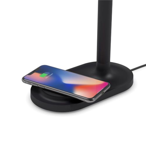 Please Wait To Be Seated Emendo Qi Bordlampe m. Mobiloplader H: 29 cm - Black