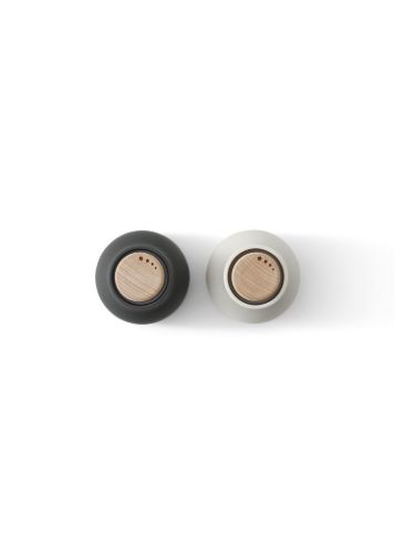 Audo Copenhagen Bottle Grinder Small 2-Pack H: 11,5 cm - Ash/Carbon/Beech