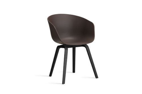 HAY AAC 22 About A Chair  - Black Lacquered Oak Veneer/Raisin