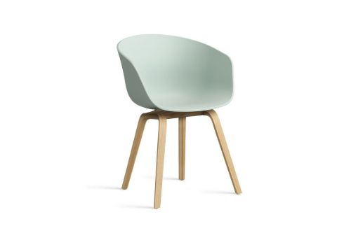 HAY AAC 22 About A Chair  - Lacquered Oak Veneer/Dusty Mint