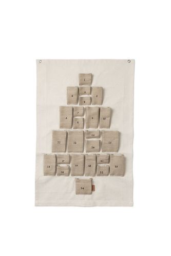 Ferm Living Pine Christmas Calendar Mini 50x69 cm - Natural