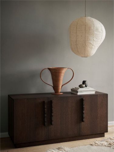 Ferm Living Kurbis Lampeskærm H: 80 cm - Natural 