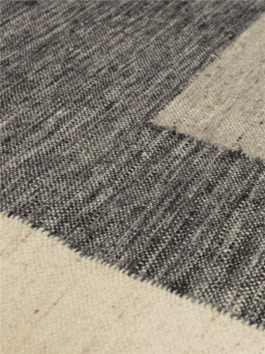 Ferm Living Counter Runner 80x200 cm - Charcoal/Off-White 