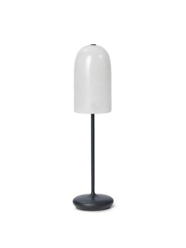 Ferm Living Gry Table Lamp H: 44,3 cm - Black/Translucent 