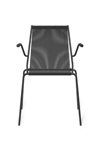Thorup Copenhagen Noel Chair W.Armrest  - Sort/Sort