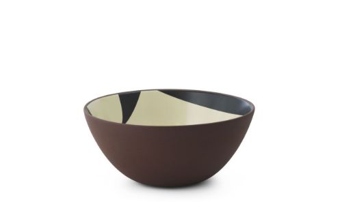 Normann Copenhagen Line Skål Ø: 23 cm - Sort/Creme