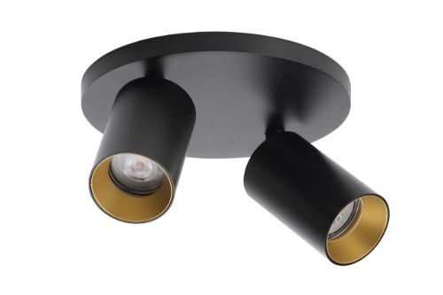 ANTIDARK SpotOn Circle2 Væg/loftlampe Ø: 20 cm - Black
