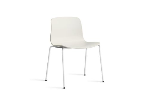 HAY AAC 16 About A Chair  - White Powder Coated Steel/Melange Cream