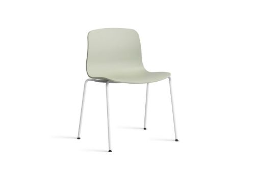 HAY AAC 16 About A Chair  - White Powder Coated Steel/Pastel Green