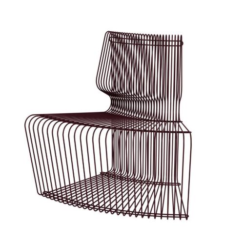 Montana Pantonova Concave Loungestol  - Black Red
