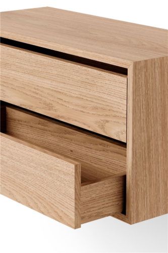 New Works Cabinet Low w. Drawers 38,4x79 cm - Oak