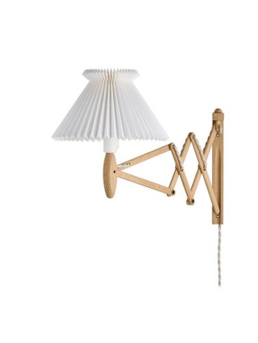 Le Klint SAX Wall Lamp Anniversary Edition D: 60 cm - Nature Oak/Brass Fitting