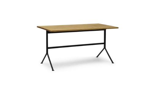 Normann Copenhagen Kip Skrivebord 150x80 cm - Sort Stål/Eg