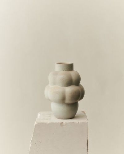 Louise Roe Balloon Vase #04 H: 32 cm - Vintage Glaze
