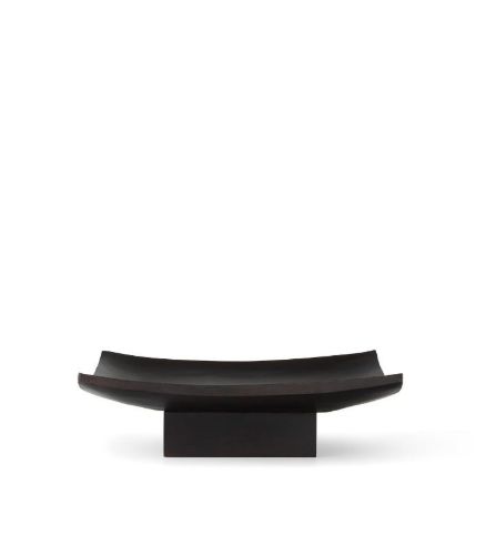 Audo Copenhagen Relevé Platter Ø: 40 cm - Dark Brown 
