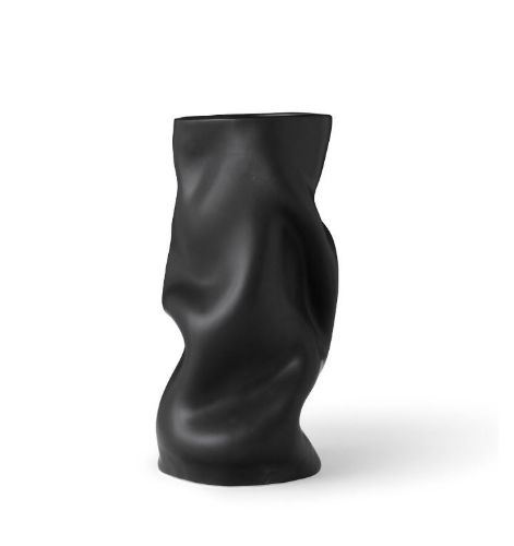 Audo Copenhagen Collapse Vase H: 30 cm - Black