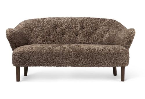 Audo Copenhagen Ingeborg 2,5 Pers. Sofa L: 160 cm - Sheepskin Sahara/Mørk Eg