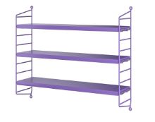 Billede af String Pocket Reol 60x50 cm - Purple/Purple
