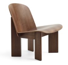 Billede af HAY Chisel Lounge Chair SH: 39 cm - Walnut