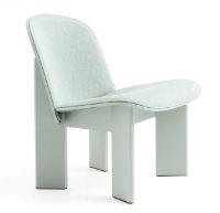 Billede af HAY Chisel Lounge Chair Polstret SH: 39 cm - Eucalyptus Lacquered Beech/Metaphor-023