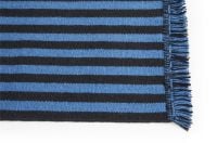 Billede af HAY Stripes And Stripes Wool 52x95 cm - Blue