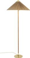 Billede af GUBI 9602 Floor Lamp H: 153,5 cm - Brass/Bamboo