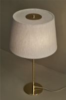 Billede af GUBI 9205 Table Lamp H: 57 cm - Brass/Canvas 