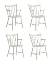 Billede af HAY Børge Mogensen J42 Arm Chair SH: 44,5 cm Sæt af 4 stk. - Warm Grey