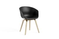 Billede af HAY AAC 22 About A Chair w. Fixed Seat Cushion SH: 46 cm - Soaped Oak Veneer/Black/Sierra SI 1001