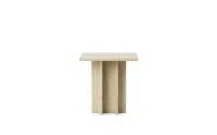 Billede af Normann Copenhagen Edge Coffee Table Small 43x45 cm - Travertine