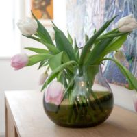 Billede af Ro Collection Flower Vase No. 23 Ø: 23 cm - Moss Green