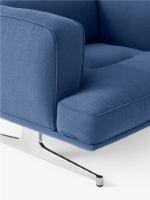 Billede af &Tradition Inland AV21 1-Seater Lounge Chair H: 67 cm - Vidar 733/Polished Aluminium