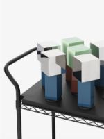 Billede af &Tradition Pivot ATD7 Portable Lamp H: 26 cm - Blue Silver
