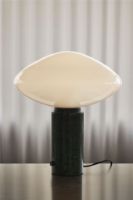 Billede af &Tradition Mist AP17 Table Lamp Ø: 37 cm - Matt White/Guatemala Verde