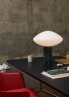 Billede af &Tradition Mist AP17 Table Lamp Ø: 37 cm - Matt White/Guatemala Verde