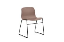 Billede af HAY AAC 08 About A Chair SH: 46 cm - Black Powder Coated Steel/Soft Brick