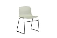 Billede af HAY AAC 08 About A Chair SH: 46 cm - Black Powder Coated Steel/Pastel Green
