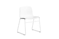 Billede af HAY AAC 08 About A Chair SH: 46 cm - White Powder Coated Steel/White