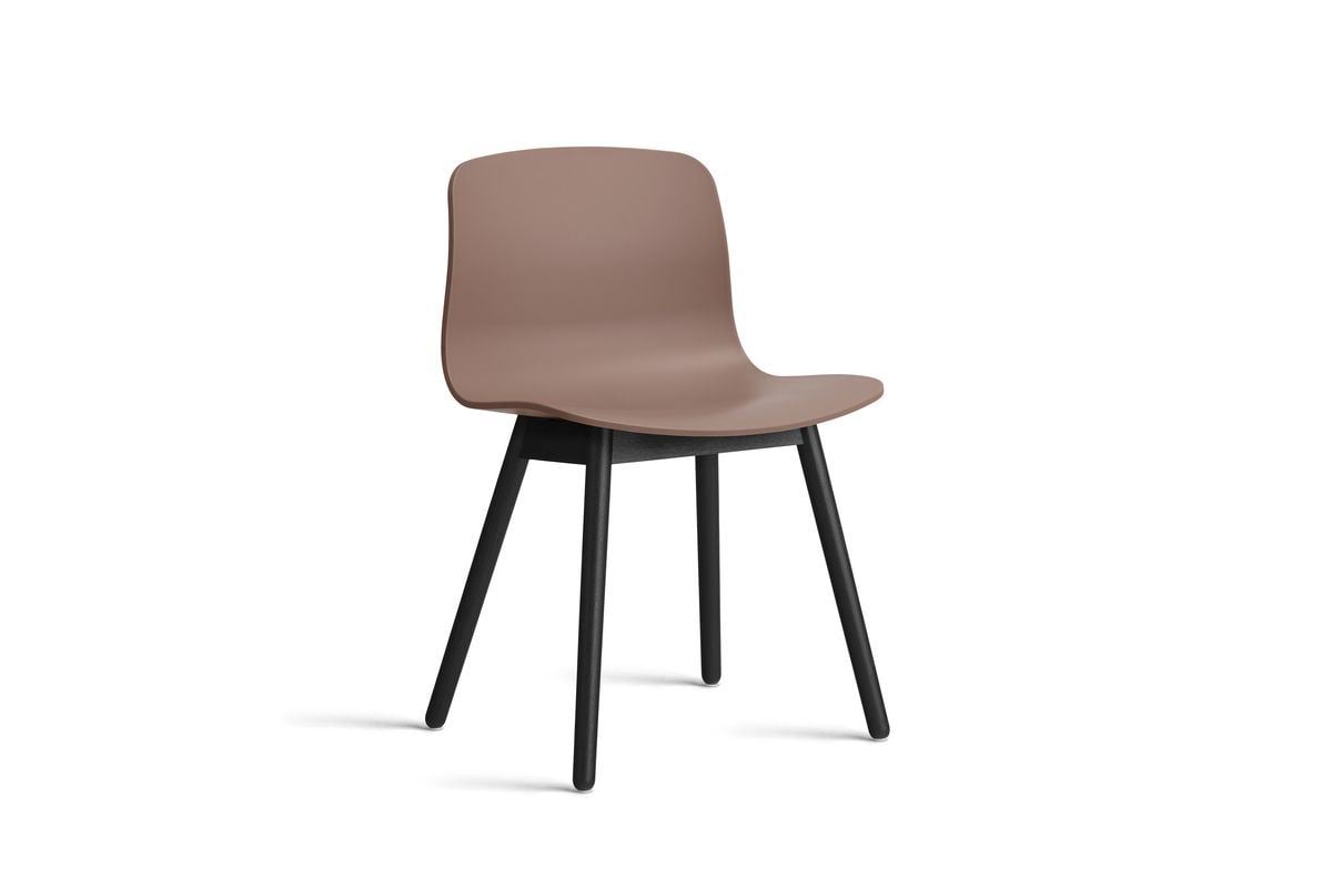 Billede af HAY AAC 12 About A Chair SH: 46 - Black Lacquered Solid Oak/Soft Brick
