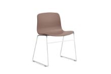Billede af HAY AAC 08 About A Chair SH: 46 cm - White Powder Coated Steel/Soft Brick