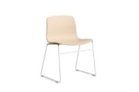 Billede af HAY AAC 08 About A Chair SH: 46 cm - White Powder Coated Steel/Pale Peach